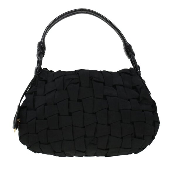 PRADA Shoulder Bag Nylon Black - Picture 1 of 16